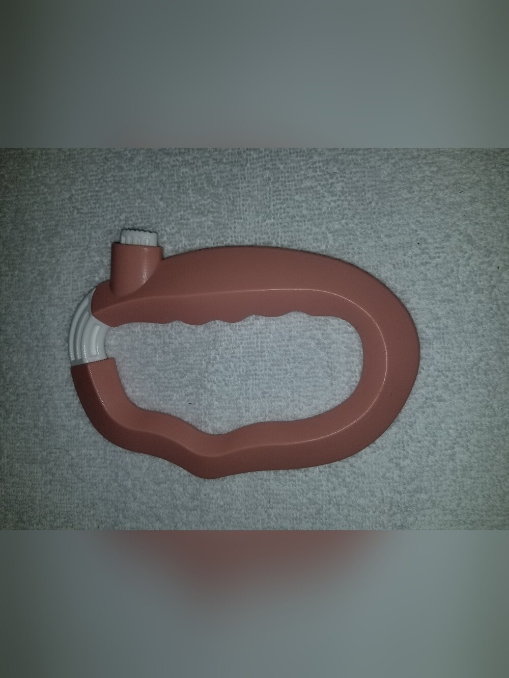 One Trip Grip In A Dusty Rose Color Grocery Bag Holder Helper